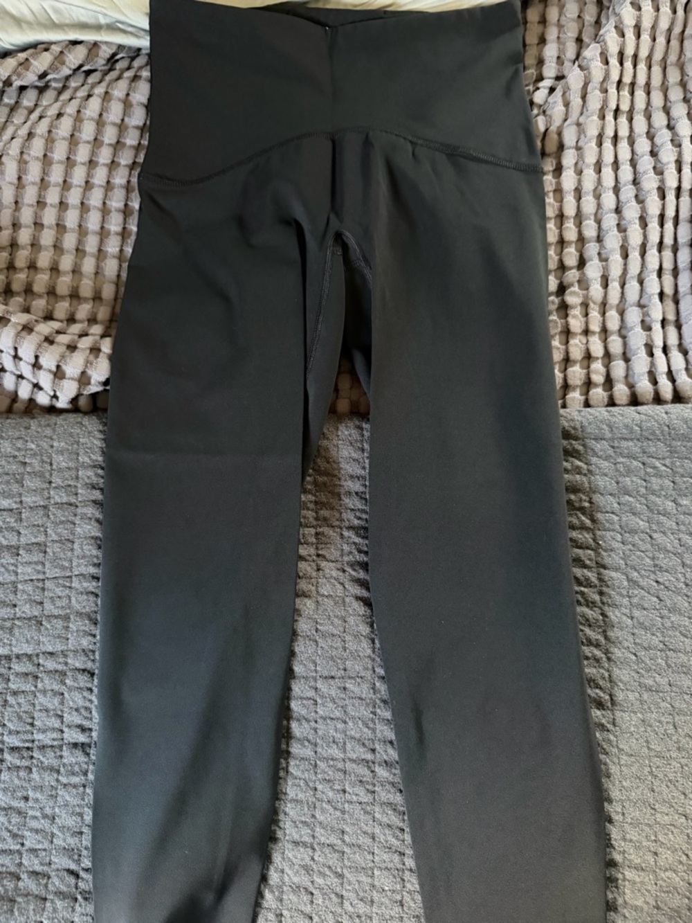 Spanx Black Leggings 7/8 Length, size large